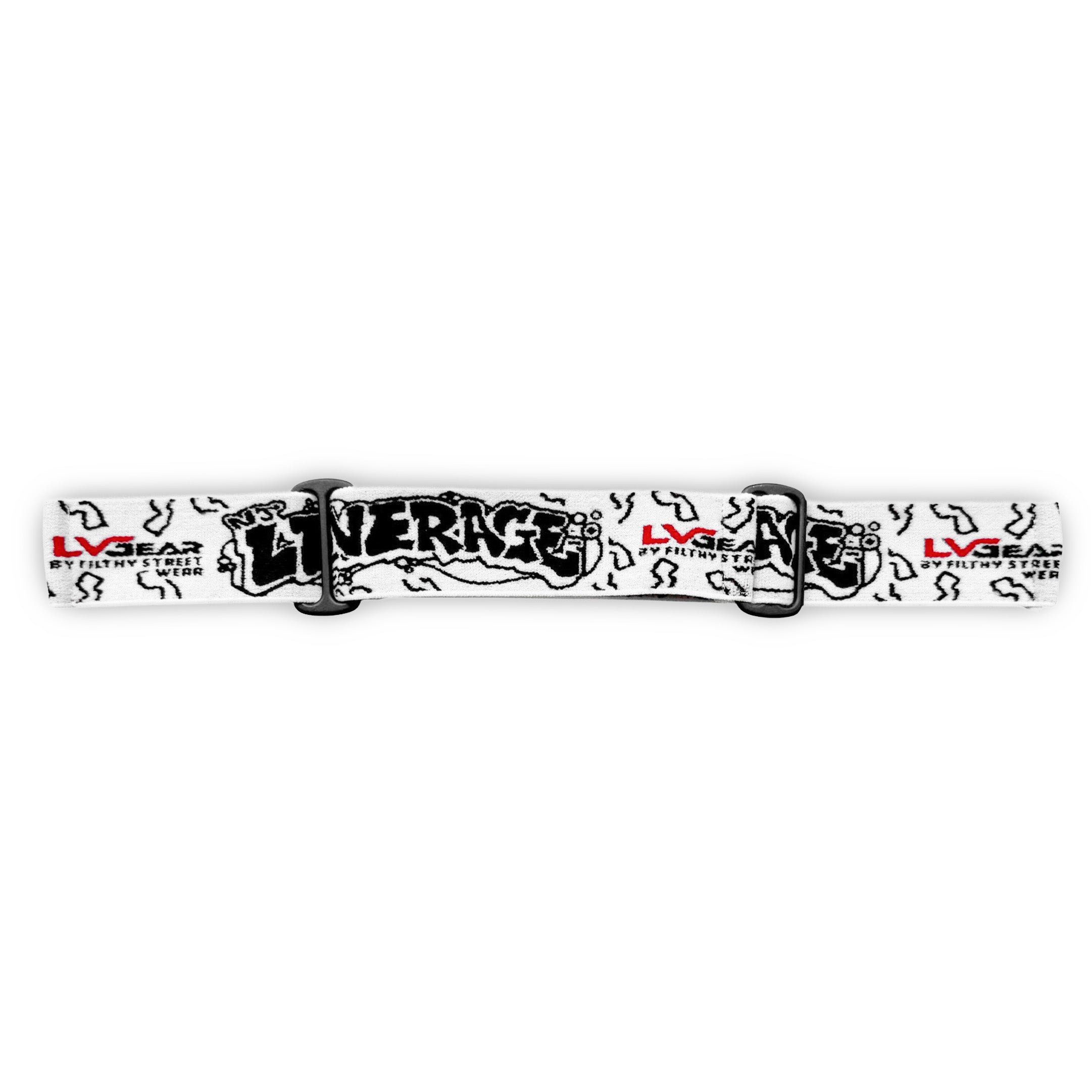 NJ Leverage Pro Paintball Texas 2025 White Strap